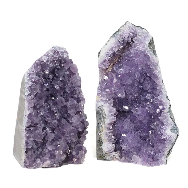 2.10kg Amethyst Crystal Geode Specimen Set 2 Pieces N1863 3 2.10kg Amethyst Crystal Geode Specimen Set 2 Pieces N1863 | HImalayan Salt Factory