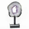 Natural Amethyst Ring Slice on Stand DB255 | Himalayan Salt Factory