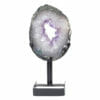 Natural Amethyst Ring Slice on Stand DB275 | Himalayan Salt Factory