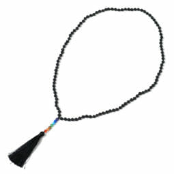 108 Prayer Beads Lava Stone and Gemstones | Himalayan Salt Factory