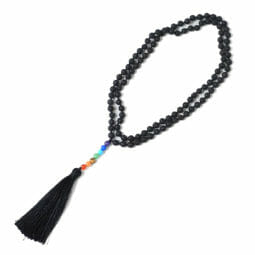 108 Prayer Beads Lava Stone and Gemstones | Himalayan Salt Factory