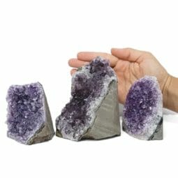 2.13kg Amethyst Crystal Geode Specimen Set 3 Pieces DR284 5 2.13kg Amethyst Crystal Geode Specimen Set 3 Pieces DR284 | Himalayan Salt Factory