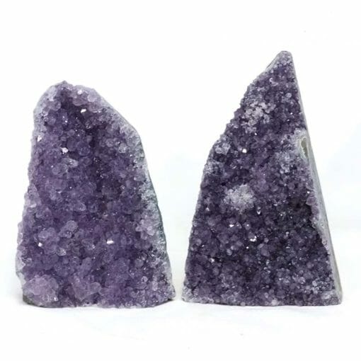 2.71kg Amethyst Crystal Geode Specimen Set 2 Pieces DR287 | Himalayan Salt Factory