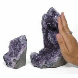 2.61kg Amethyst Crystal Geode Specimen Set 2 Pieces DR288 5 2.61kg Amethyst Crystal Geode Specimen Set 2 Pieces DR288 | Himalayan Salt Factory