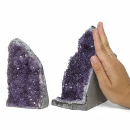 2.40kg Amethyst Crystal Geode Specimen Set 2 Pieces DR289 5 2.40kg Amethyst Crystal Geode Specimen Set 2 Pieces DR289 | Himalayan Salt Factory