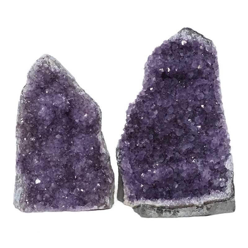 2.40kg Amethyst Crystal Geode Specimen Set 2 Pieces DR289 3 2.40kg Amethyst Crystal Geode Specimen Set 2 Pieces DR289 | Himalayan Salt Factory