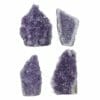 2.31kg Amethyst Crystal Geode Specimen Set 4 Pieces DR295 | Himalayan Salt Factory