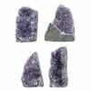 2.54kg Amethyst Crystal Geode Specimen Set 4 Pieces DR299