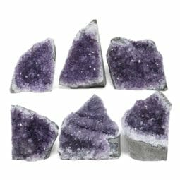 2.18kg Amethyst Crystal Geode Specimen Set 6 Pieces L099 | Himalayan Salt Factory