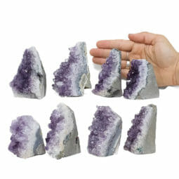 2.02kg Amethyst Crystal Geode Specimen Set 8 Pieces L105 5 2.02kg Amethyst Crystal Geode Specimen Set 8 Pieces L105 | Himalayan Salt Factory
