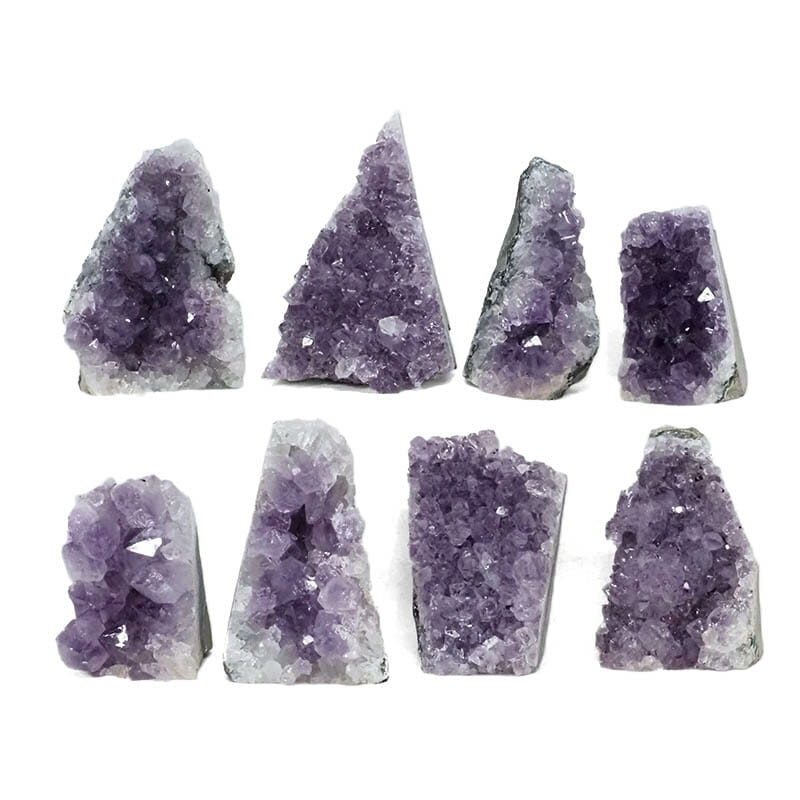 2.02kg Amethyst Crystal Geode Specimen Set 8 Pieces L105 3 2.02kg Amethyst Crystal Geode Specimen Set 8 Pieces L105 | Himalayan Salt Factory