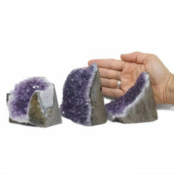 2.02kg Amethyst Crystal Geode Specimen Set 3 Pieces L107 5 2.02kg Amethyst Crystal Geode Specimen Set 3 Pieces L107 | Himalayan Salt Factory
