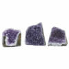 2.02kg Amethyst Crystal Geode Specimen Set 3 Pieces L107 | Himalayan Salt Factory