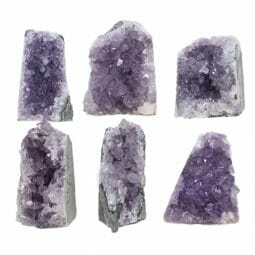2.01kg Amethyst Crystal Geode Specimen Set 6 Pieces L108 | Himalayan Salt Factory