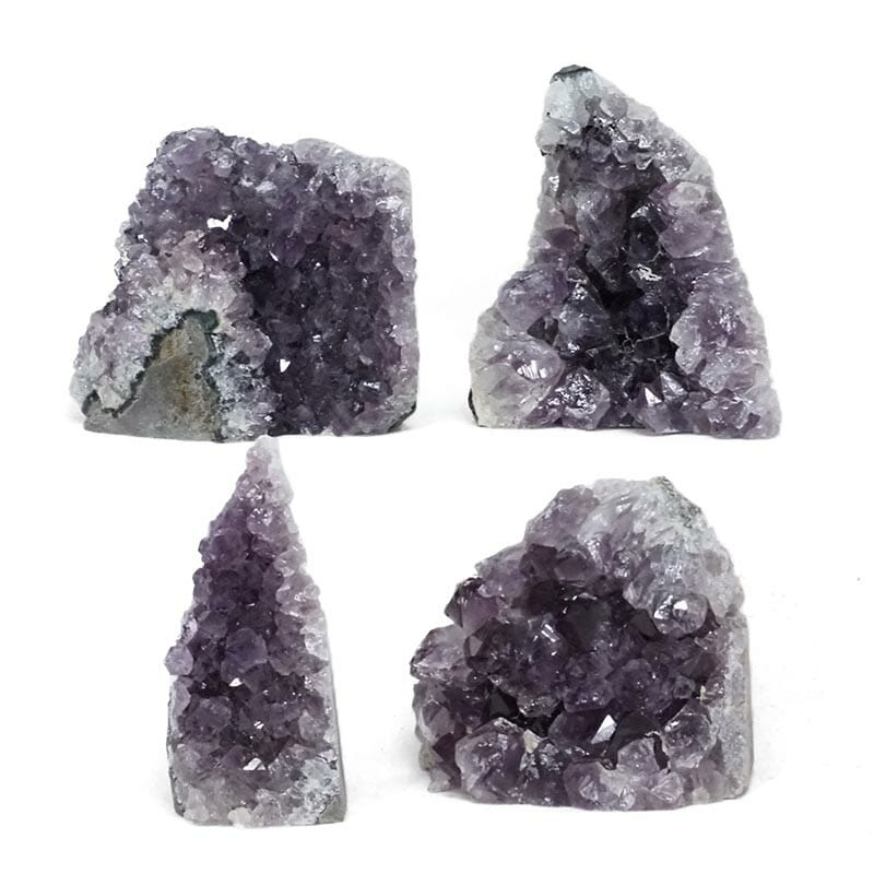 2.02kg Amethyst Crystal Geode Specimen Set 4 Pieces L111 3 2.02kg Amethyst Crystal Geode Specimen Set 4 Pieces L111 | Himalayan Salt Factory