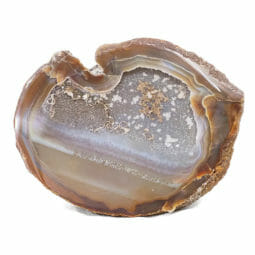 Natural Agate Polished Slab Plate DB290 | Himalayan Salt Factory