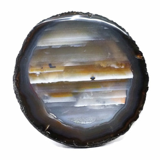 2.63kg Natural Agate Polished Slab Plate DB295 | Himalayan Salt Factory
