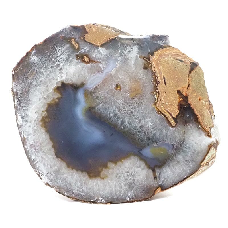 2.63kg Natural Agate Polished Slab Plate DB296 4 2.63kg Natural Agate Polished Slab Plate DB296 | Himalayan Salt Factory