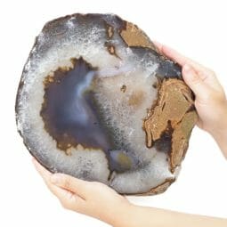 2.63kg Natural Agate Polished Slab Plate DB296 7 2.63kg Natural Agate Polished Slab Plate DB296 | Himalayan Salt Factory