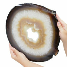 2.93kg Natural Agate Polished Slab Plate DB297 7 2.93kg Natural Agate Polished Slab Plate DB297 | Himalayan Salt Factory