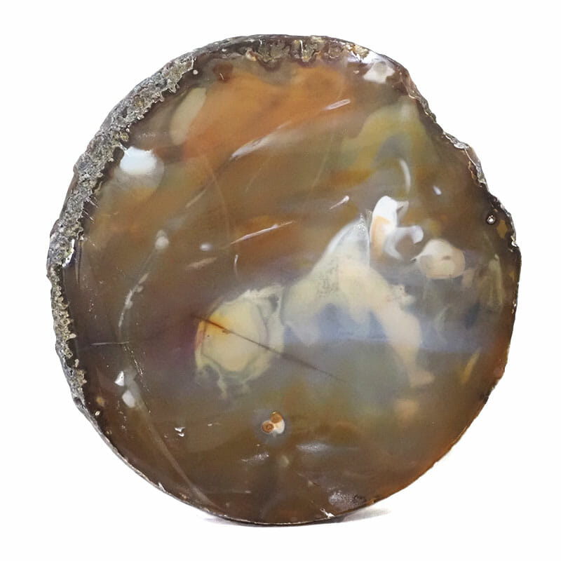 3.30kg Natural Agate Polished Slab Plate DB300 3 3.30kg Natural Agate Polished Slab Plate DB300 | Himalayan Salt Factory