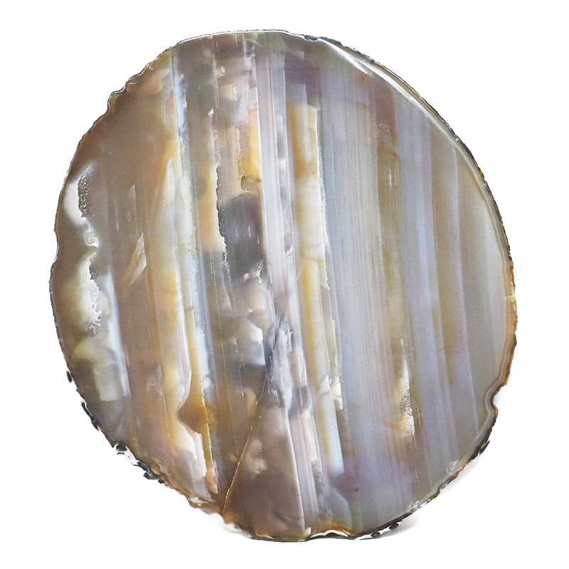 4.10kg Natural Agate Polished Slab Plate DB301 4 4.10kg Natural Agate Polished Slab Plate DB301 | Himalayan Salt Factory