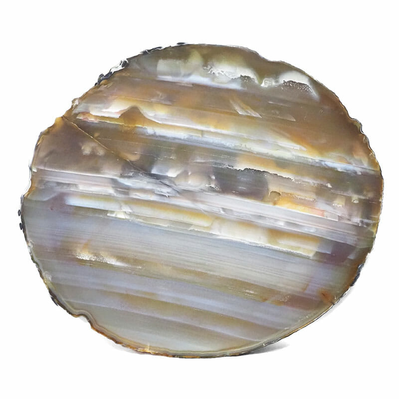 4.10kg Natural Agate Polished Slab Plate DB301 3 4.10kg Natural Agate Polished Slab Plate DB301 | Himalayan Salt Factory
