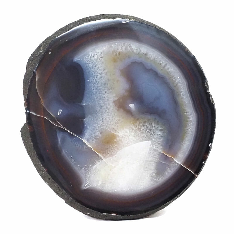 3.20kg Natural Agate Polished Slab Plate DB304 4 3.20kg Natural Agate Polished Slab Plate DB304 | Himalayan Salt Factory