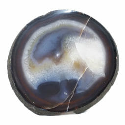 3.20kg Natural Agate Polished Slab Plate DB304 | Himalayan Salt Factory