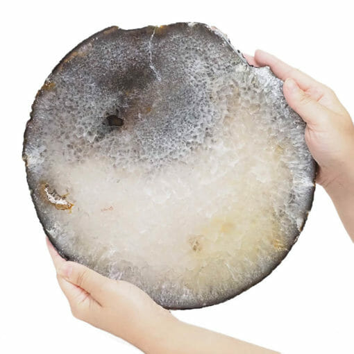 2.60kg Natural Agate Polished Slab Plate DB307 | Himalayan Salt Factory