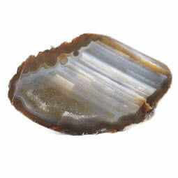3.10kg Natural Agate Polished Slab Plate DB311 | Himalayan Salt Factory