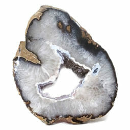 2.90kg Natural Agate Polished Slab Plate DB312 | Himalayan Salt Factory