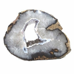 2.90kg Natural Agate Polished Slab Plate DB312 | Himalayan Salt Factory