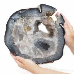 4.41kg Natural Agate Polished Slab Plate DB316 7 4.41kg Natural Agate Polished Slab Plate DB316 | Himalayan Salt Factory