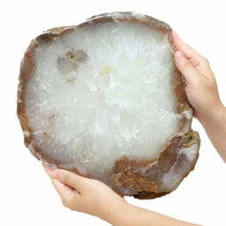 3.87kg Natural Agate Polished Slab Plate DB317 7 3.87kg Natural Agate Polished Slab Plate DB317 | Himalayan Salt Factory