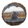 3.00kg Natural Agate Polished Slab Plate DB318 | Himalayan Salt Factory