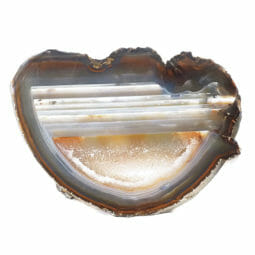 3.85kg Natural Agate Polished Slab Plate DB320 | Himalayan Salt Factory