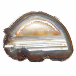 3.85kg Natural Agate Polished Slab Plate DB320 | Himalayan Salt Factory