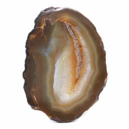 2.41kg Natural Agate Polished Slab Plate DB322 | Himalayan Salt Factory