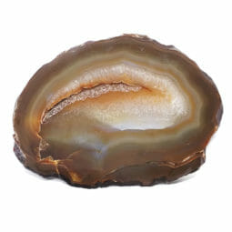 Agate Information - Healing Properties, Meaning, and Benefits 21 2.41kg Natural Agate Polished Slab Plate DB322 | Himalayan Salt Factory