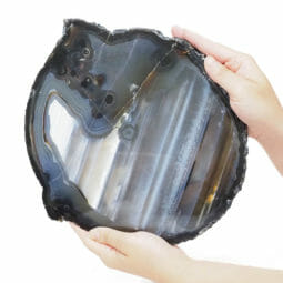 2.10kg Natural Agate Polished Slab Plate DB324 7 2.10kg Natural Agate Polished Slab Plate DB324