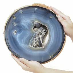 3.30kg Natural Agate Polished Slab Plate DB326 7 3.30kg Natural Agate Polished Slab Plate DB326 | Himalayan Salt Factory