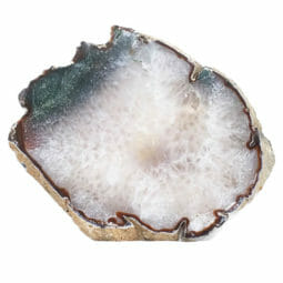 2.30kg Natural Agate Polished Slab Plate DB327 | Himalayan Salt Factory