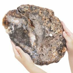 2.50kg Natural Agate Polished Slab Plate DB332 7 2.50kg Natural Agate Polished Slab Plate DB332 | Himalayan Salt Factory