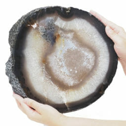 4.30kg Natural Agate Polished Slab Plate DB335 | Himalayan Salt Factory