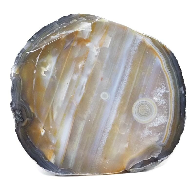 3.70kg Natural Agate Polished Slab Plate DB338 4 3.70kg Natural Agate Polished Slab Plate DB338 | Himalayan Salt Factory