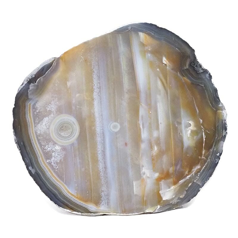 3.70kg Natural Agate Polished Slab Plate DB338 3 3.70kg Natural Agate Polished Slab Plate DB338 | Himalayan Salt Factory