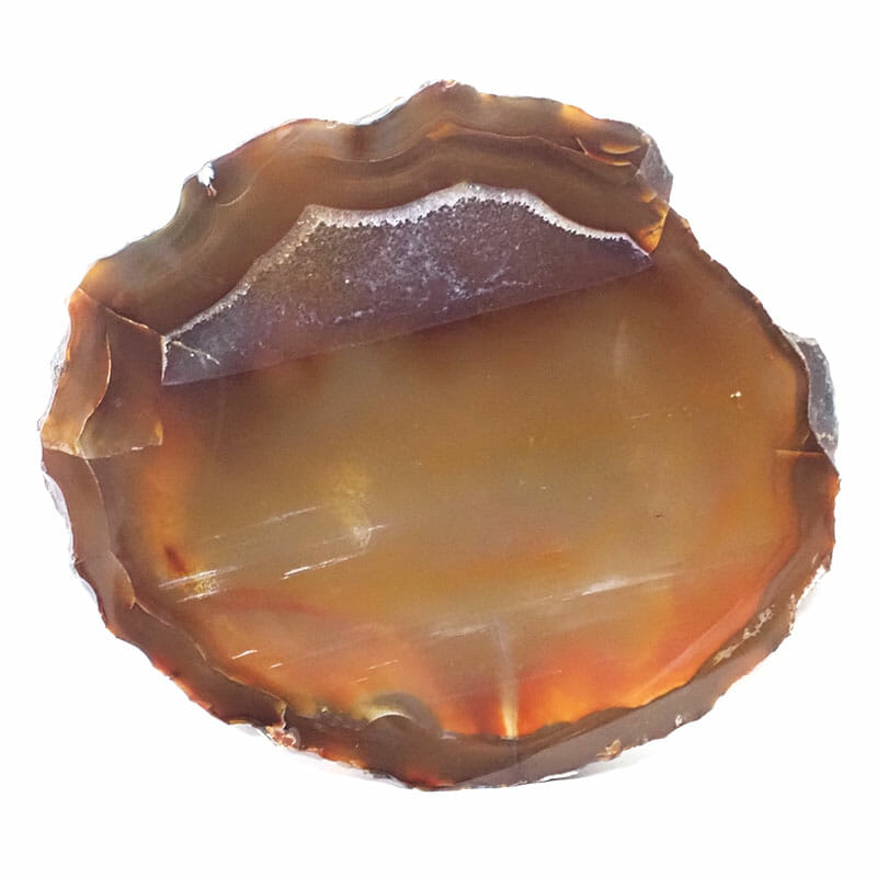 3.10kg Natural Agate Polished Slab Plate DB339 3 3.10kg Natural Agate Polished Slab Plate DB339 | Himalayan Salt Factory