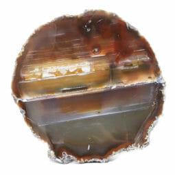 3.00kg Natural Agate Polished Slab Plate DB341 | Himalayan Salt Factory