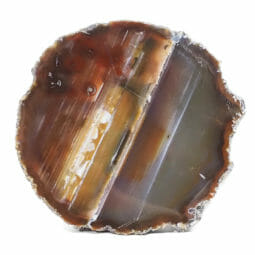 3.00kg Natural Agate Polished Slab Plate DB341 | Himalayan Salt Factory